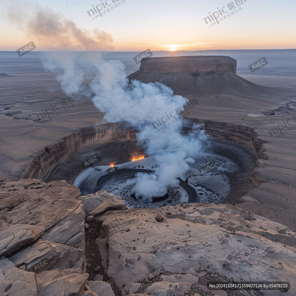 烏貝貝火山口
