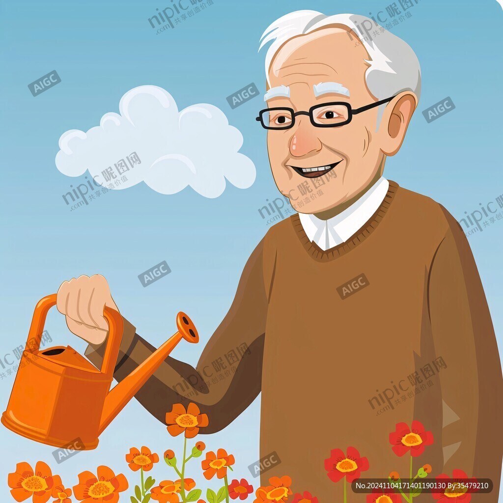 卡通老教授頭像