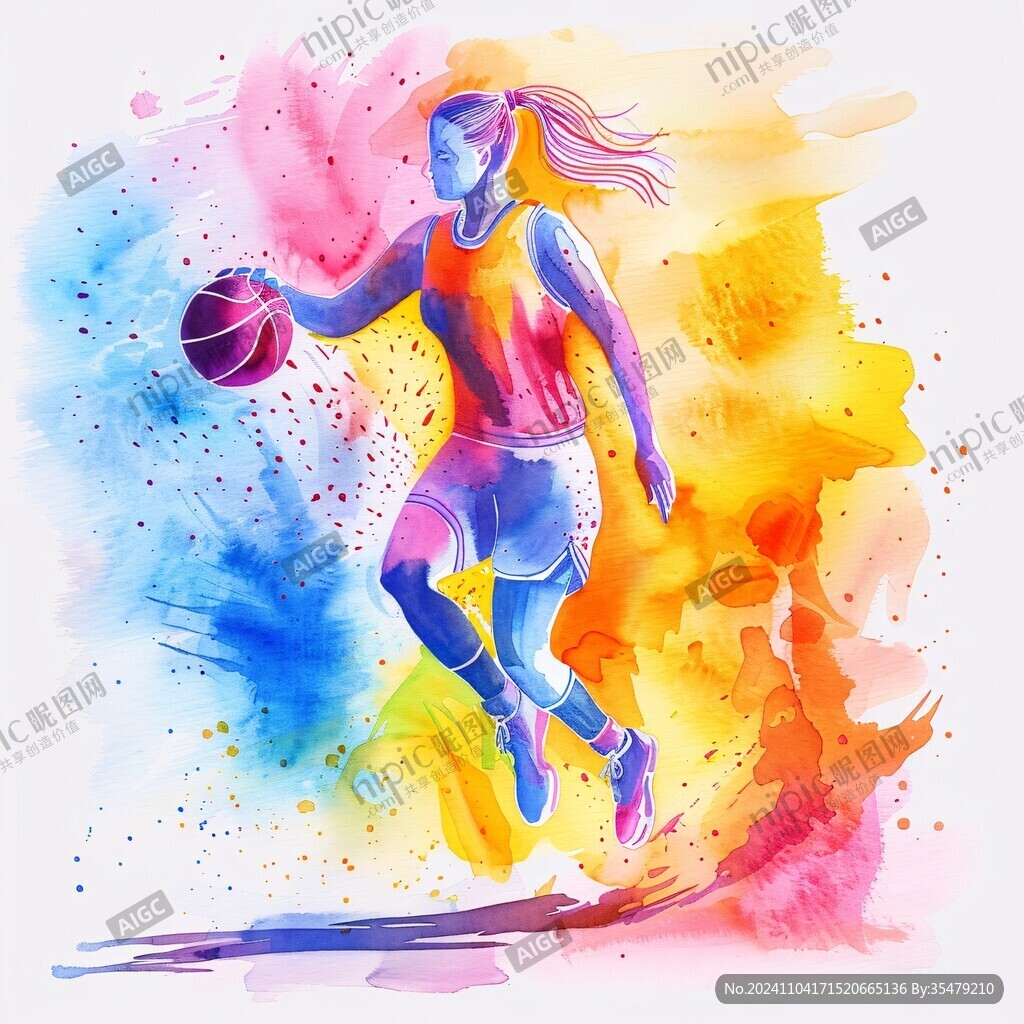 籃球運動插畫