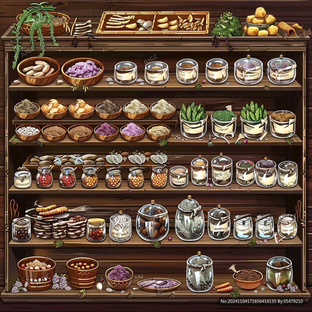 古代草藥店