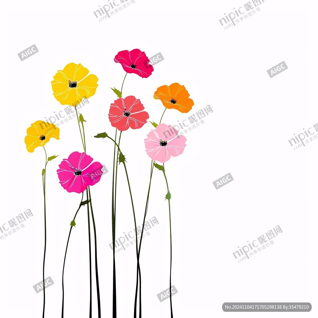 簡約小花朵