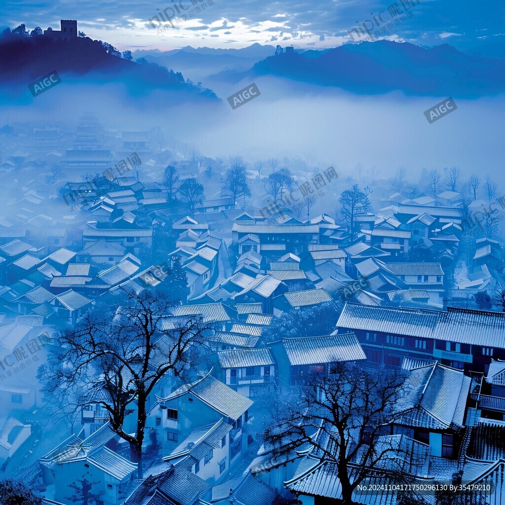 霧鎖古鎮(zhèn)