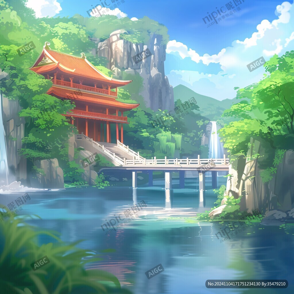 太姥山插畫