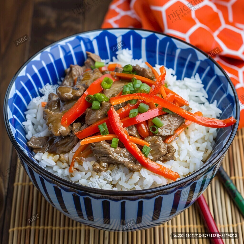 沙茶牛肉丼