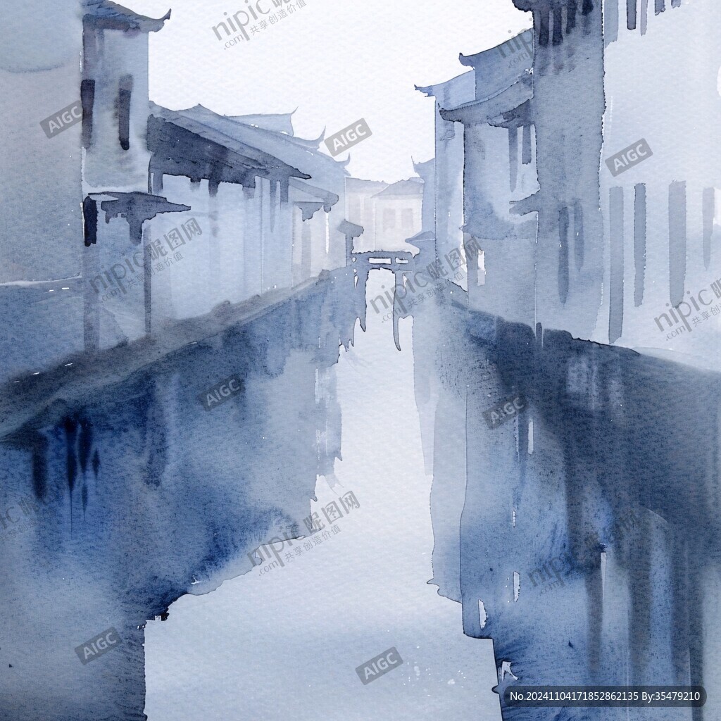 烏鎮水彩