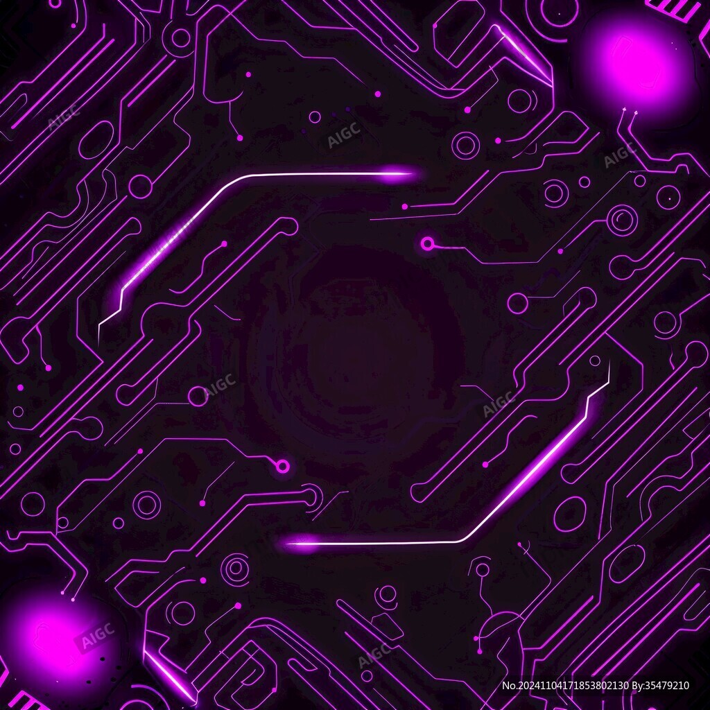 紫色科技線條格紋素材
