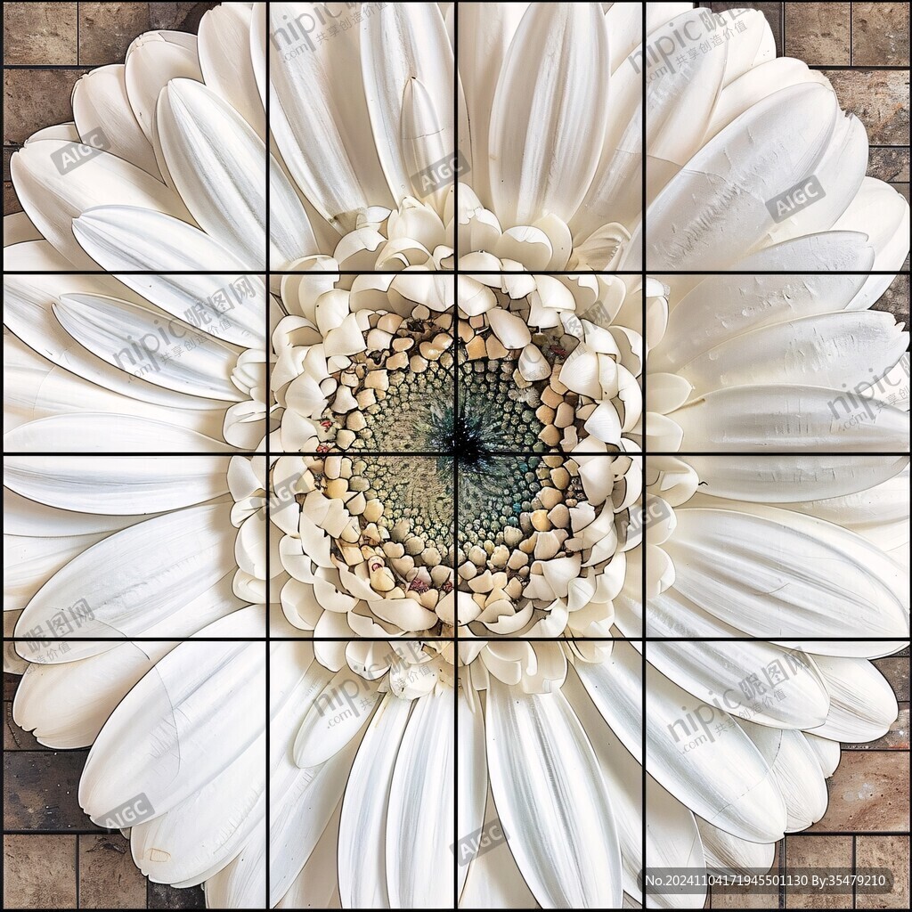 3d方塊菊花