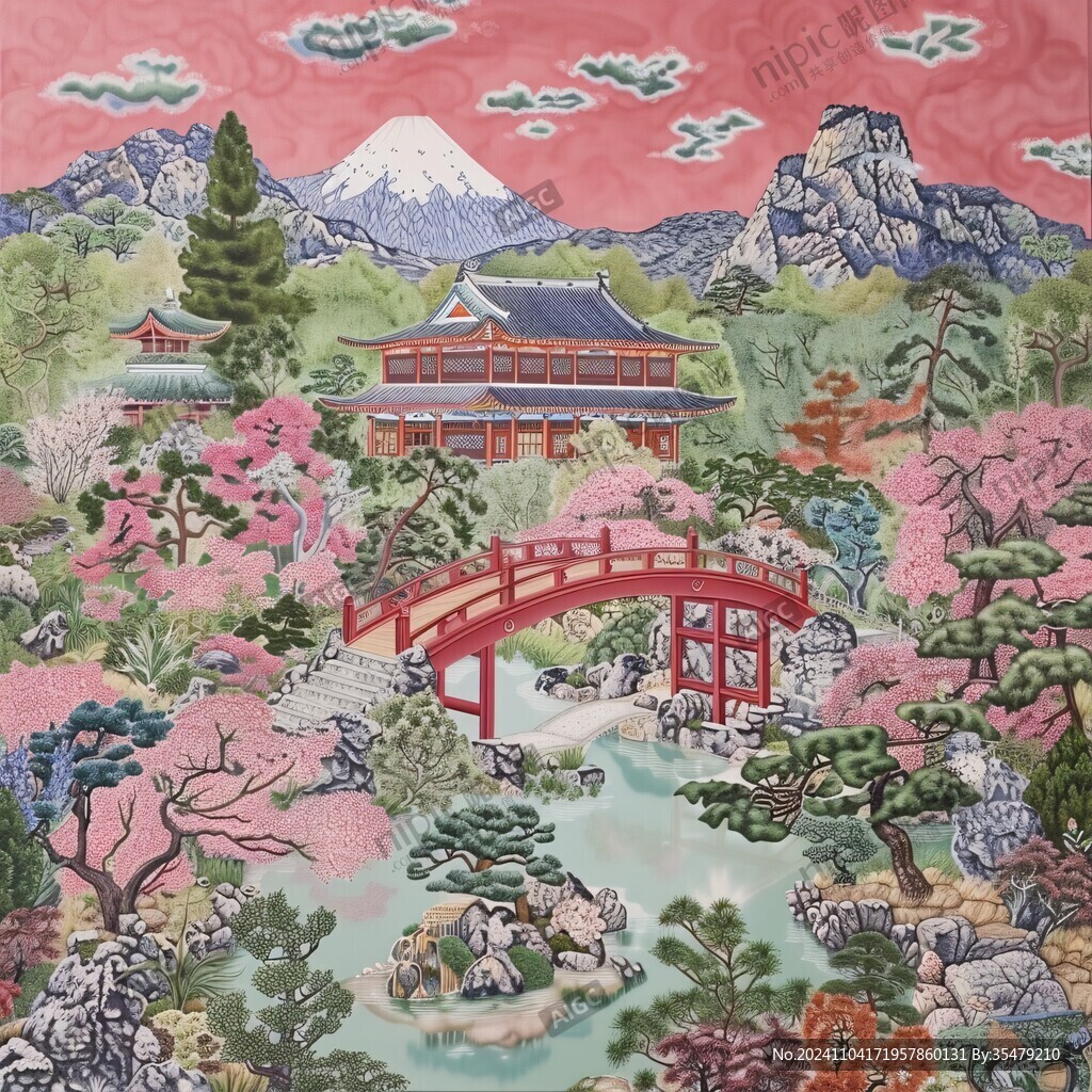 日本風(fēng)景畫