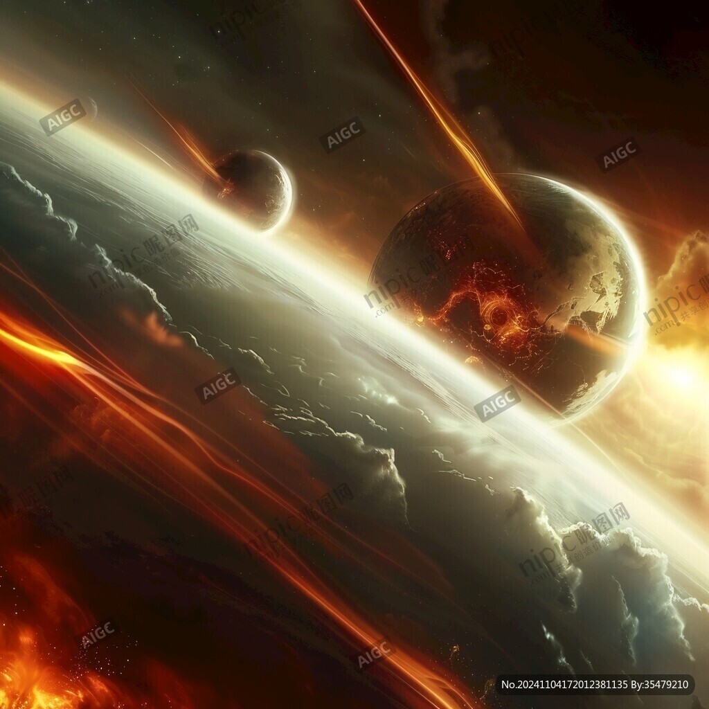 宇宙星空三體天啟星球