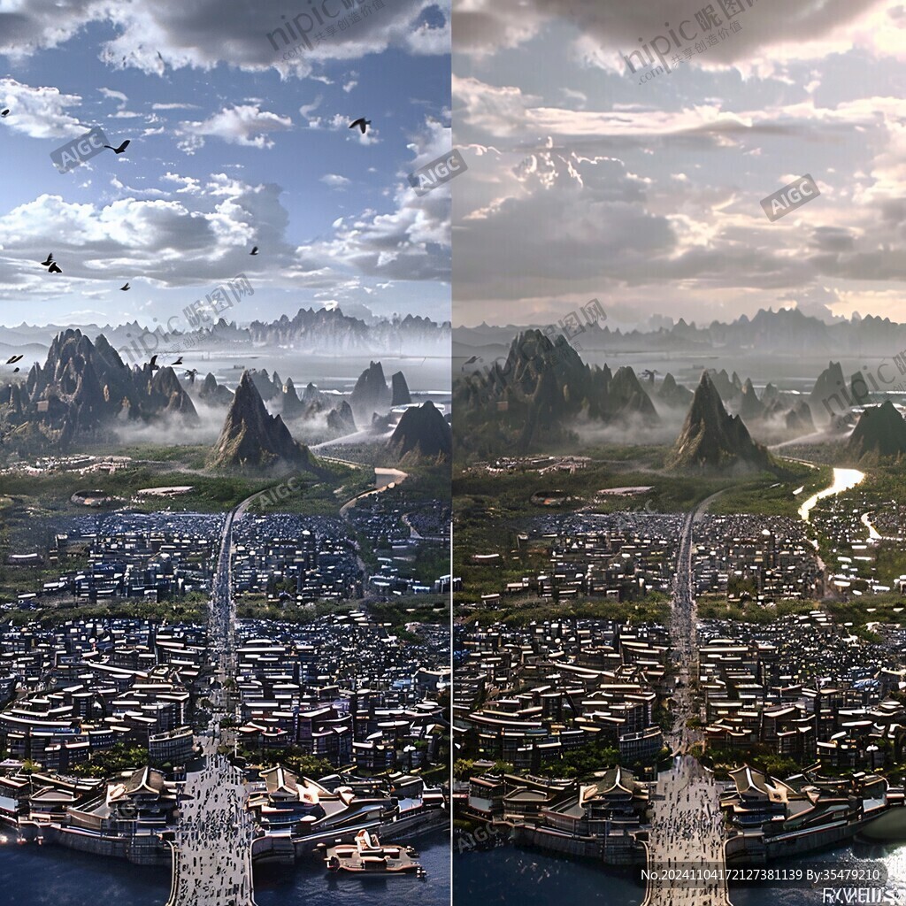 高清拼接風(fēng)景