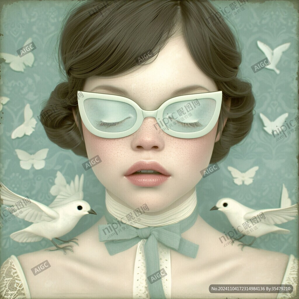 鳥(niǎo)兒與少女