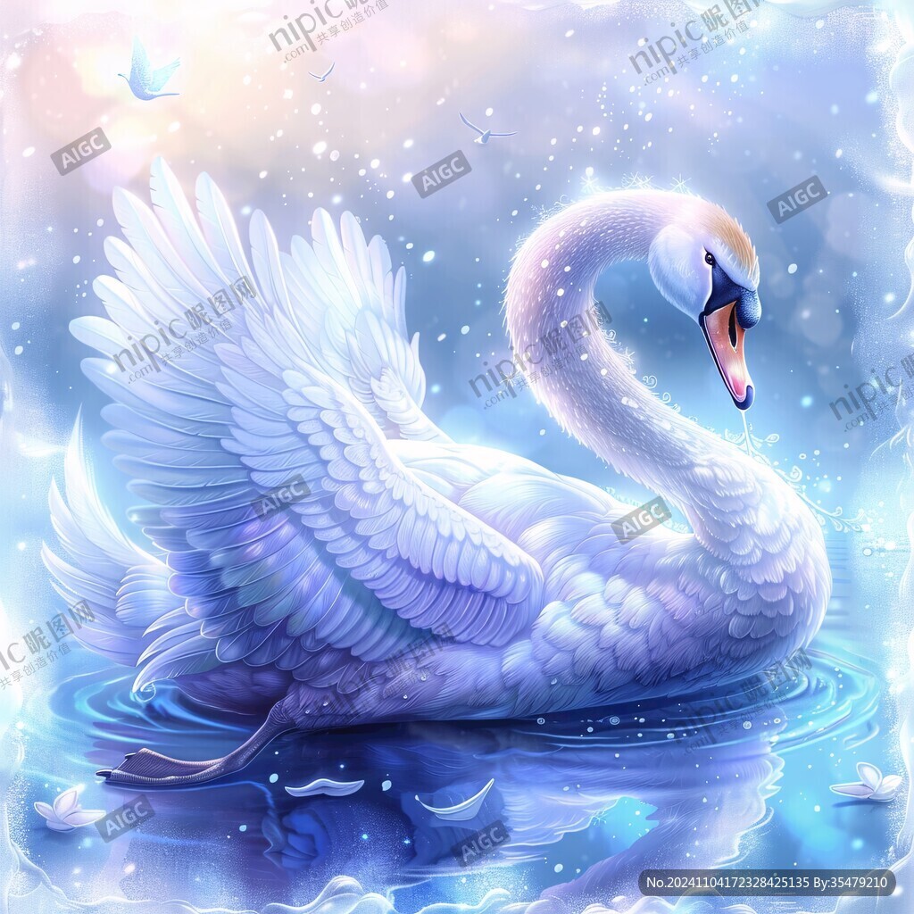 天鵝湖插畫