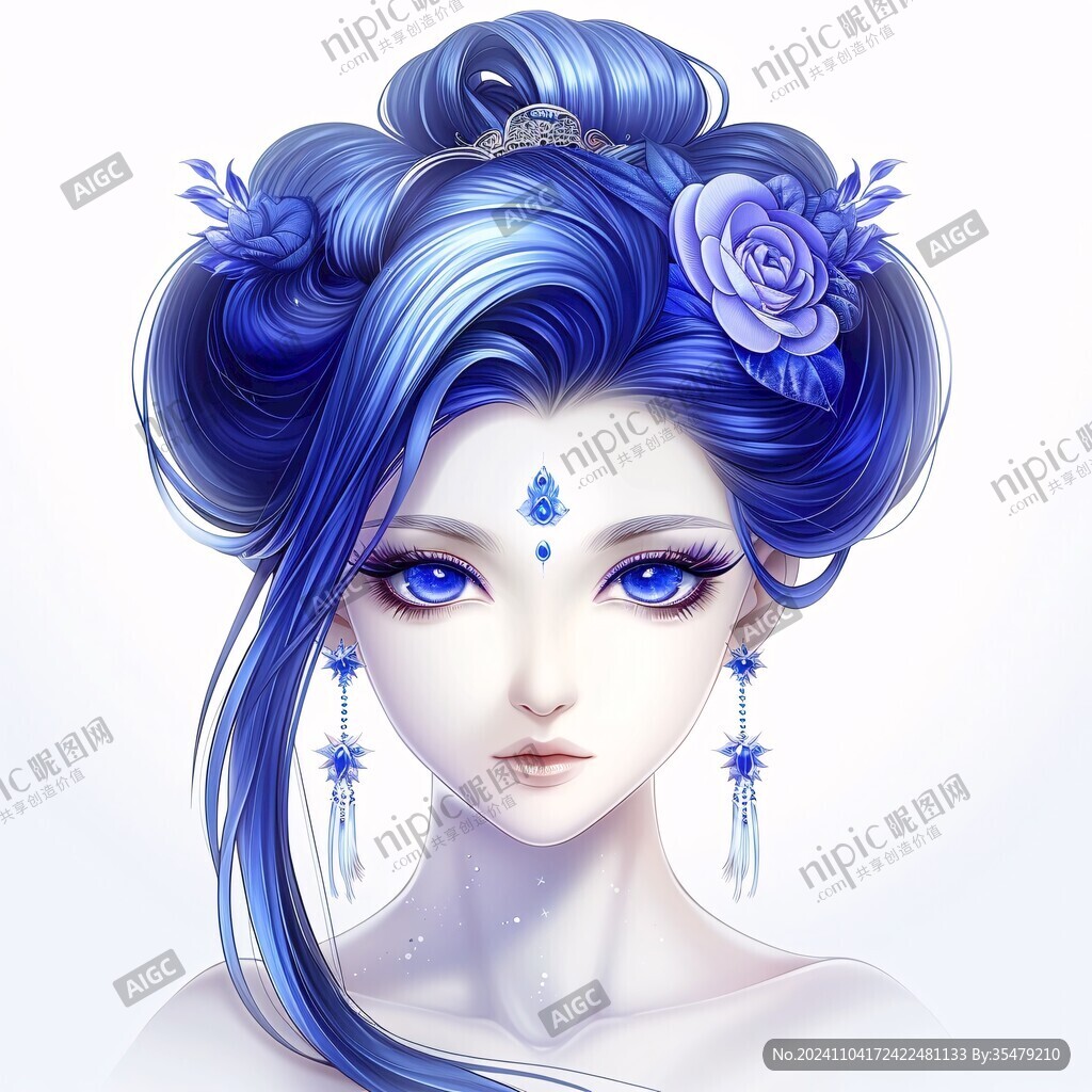 鼠繪美女插畫
