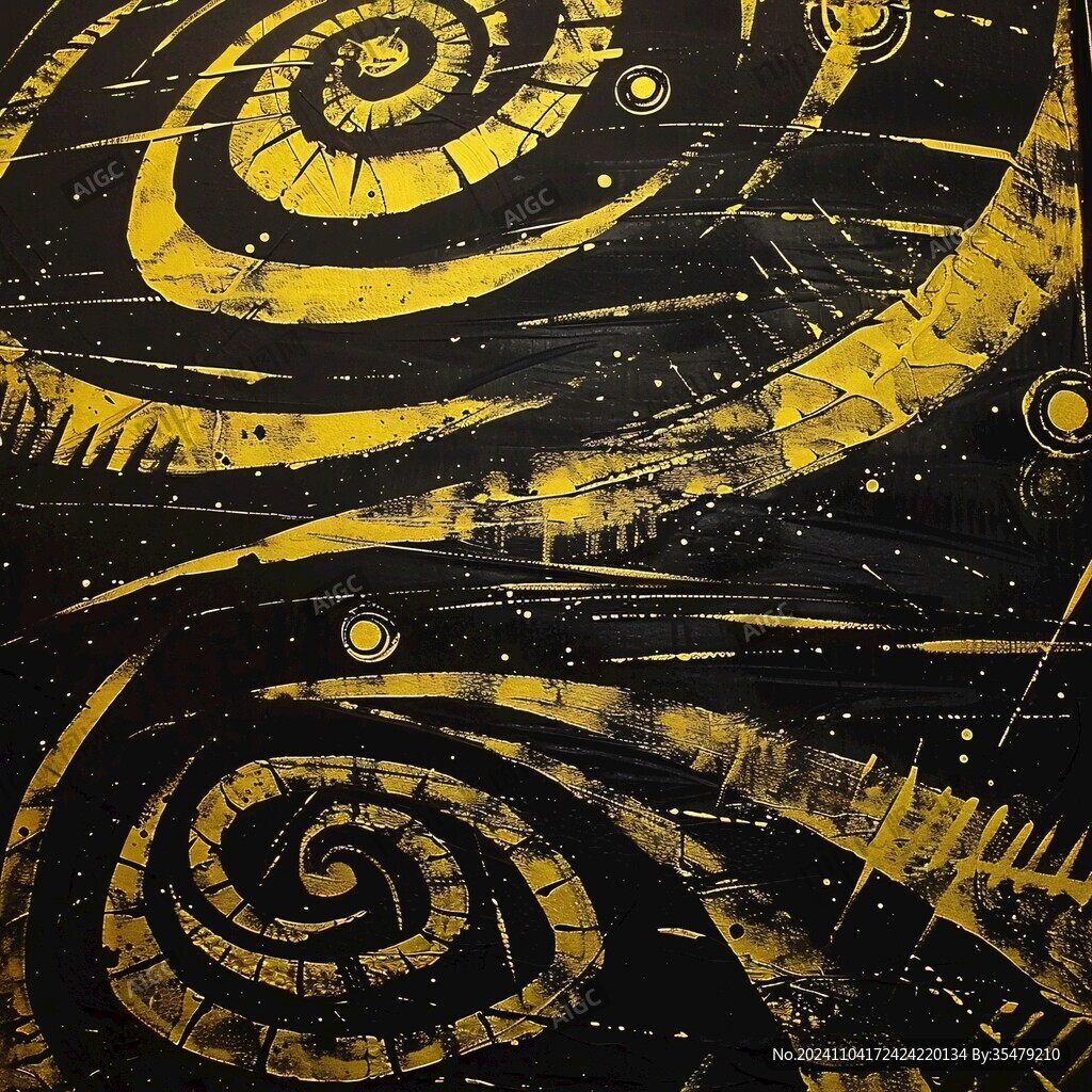 旋渦星空裝飾畫