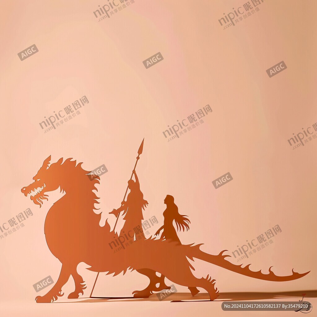 騎龍的少女