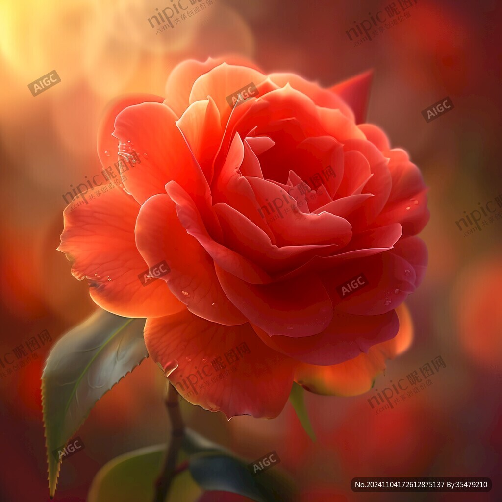 夢幻紅茶花
