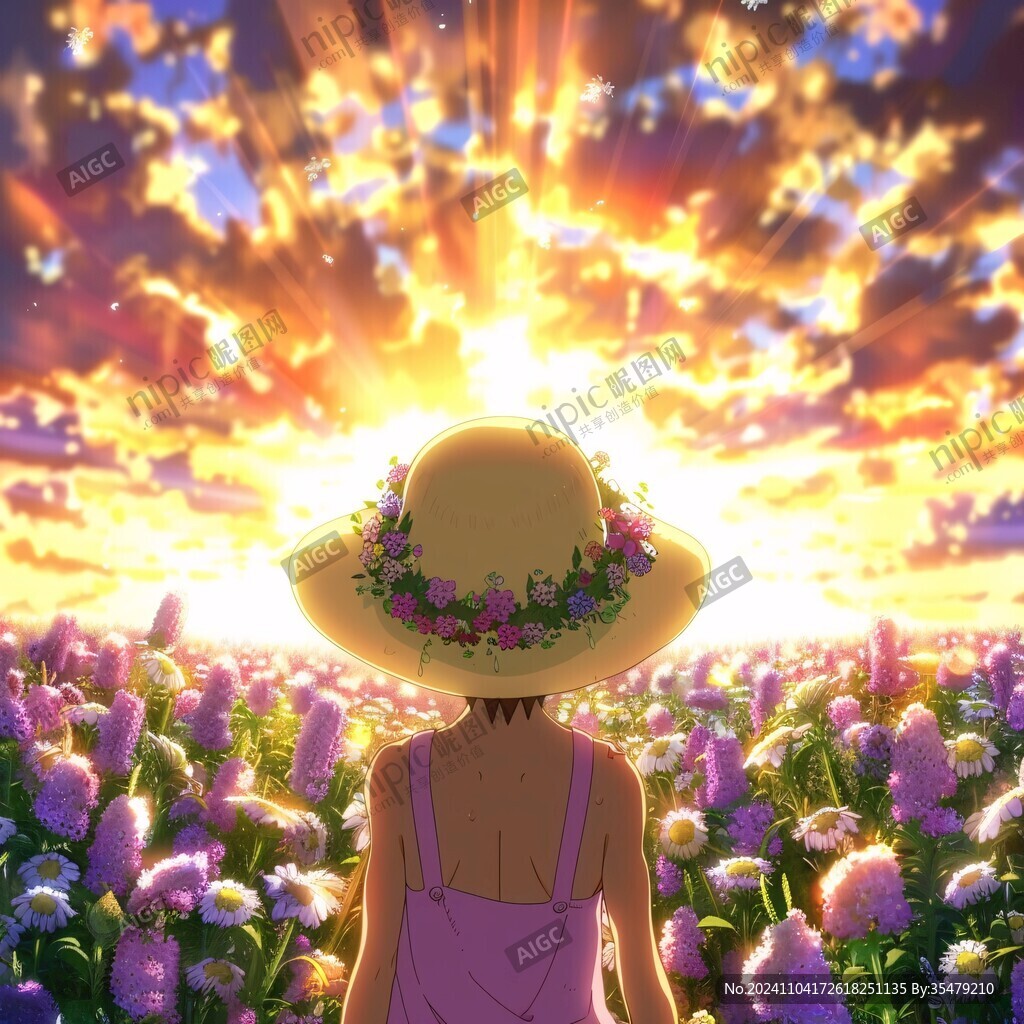 追光夏日葵