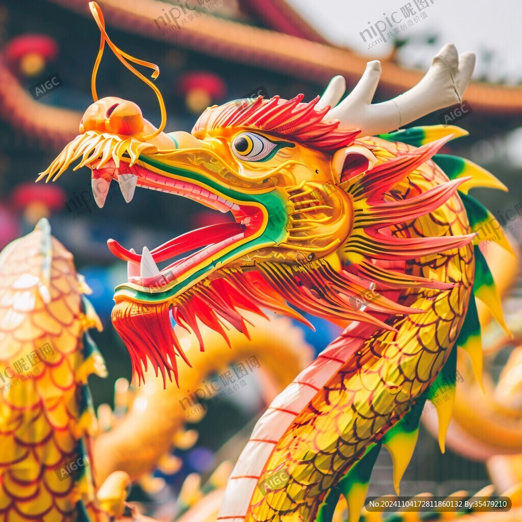 龍年春節巨龍雕塑