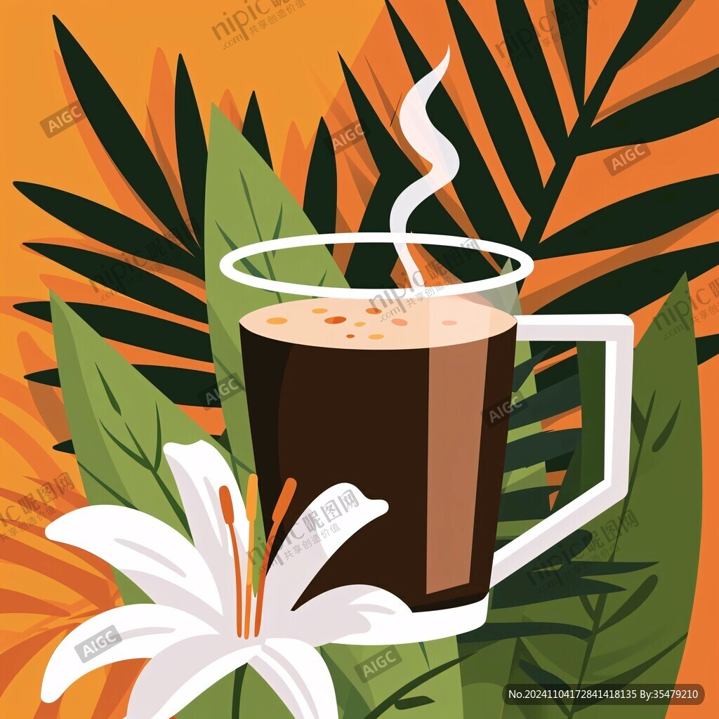 插畫奶茶