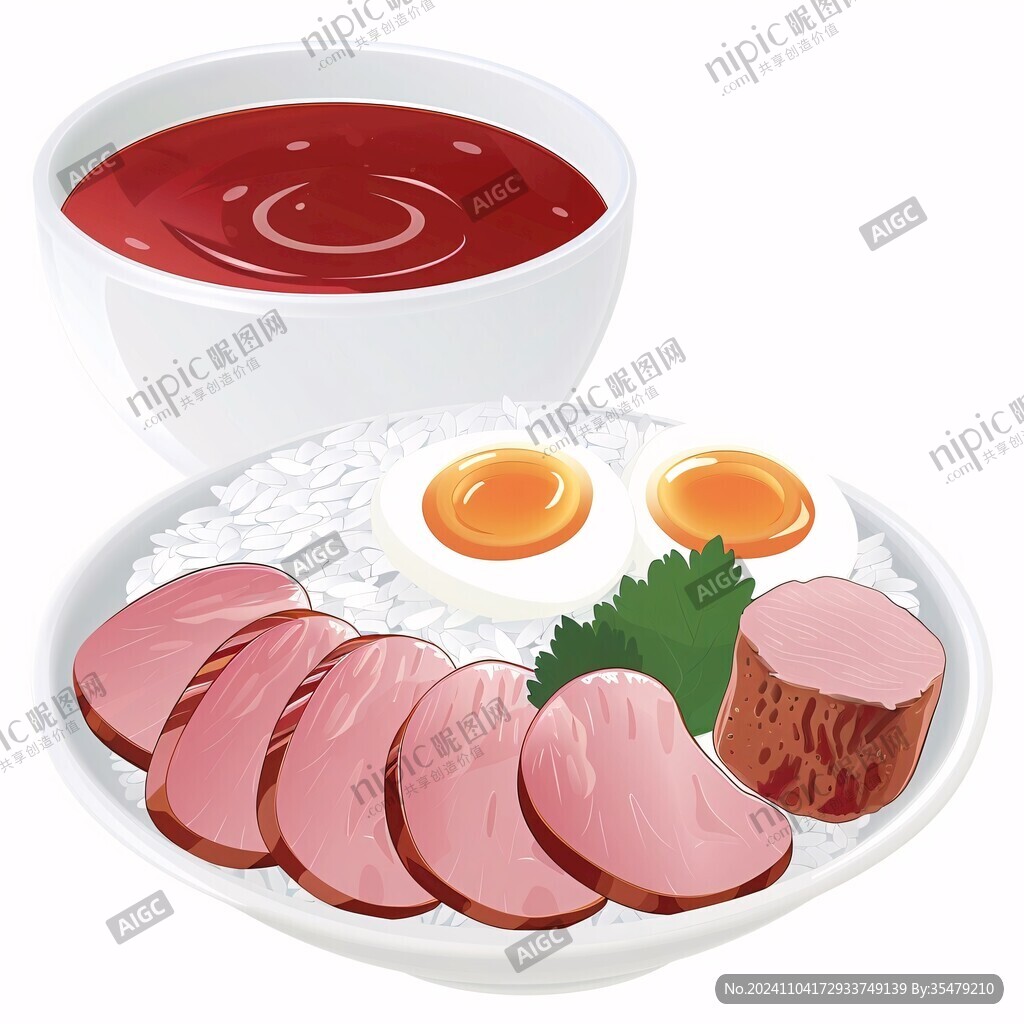 蓋飯插畫(huà)
