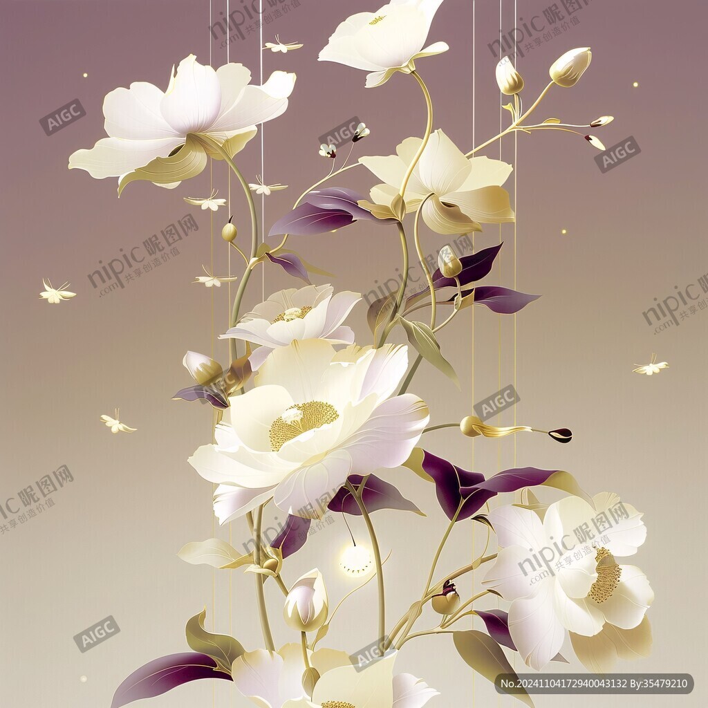 風(fēng)鈴花插畫