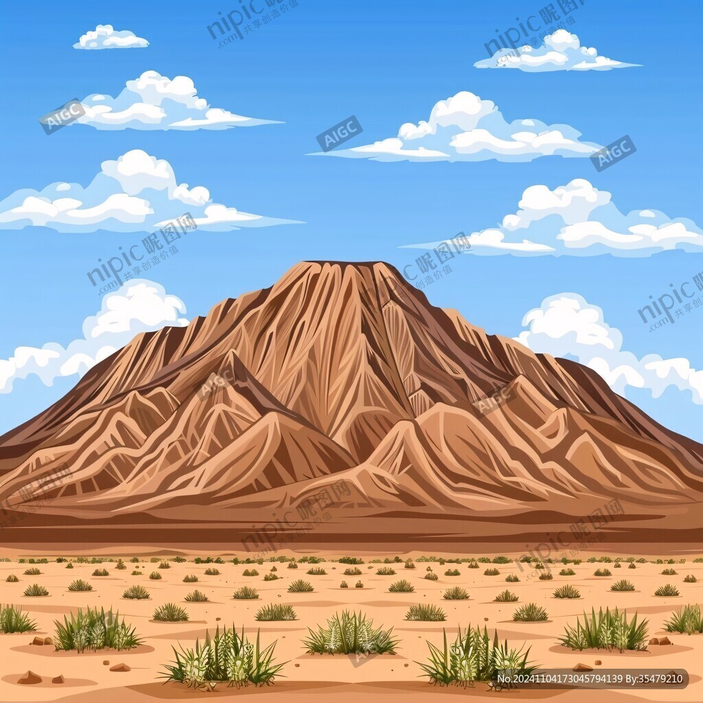 沙漠丘陵景觀