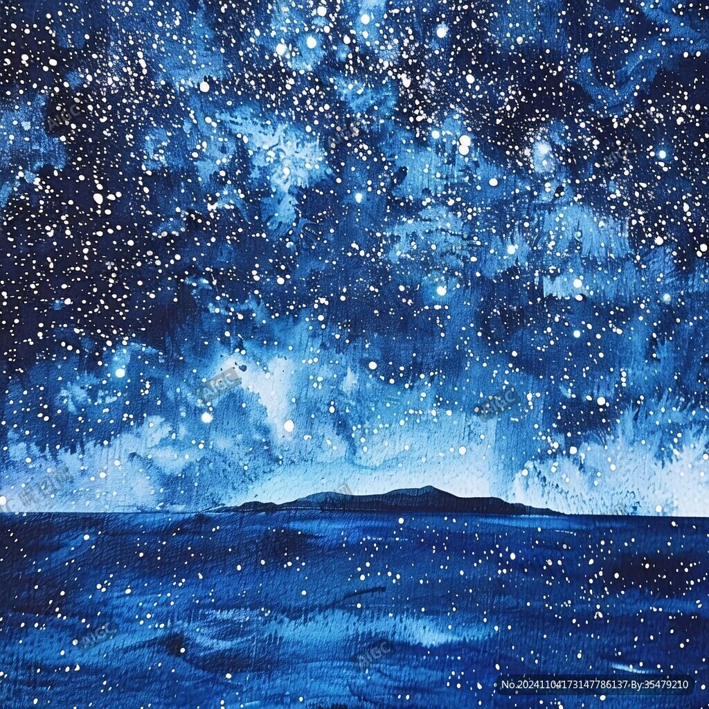 抽象寫意星辰大海