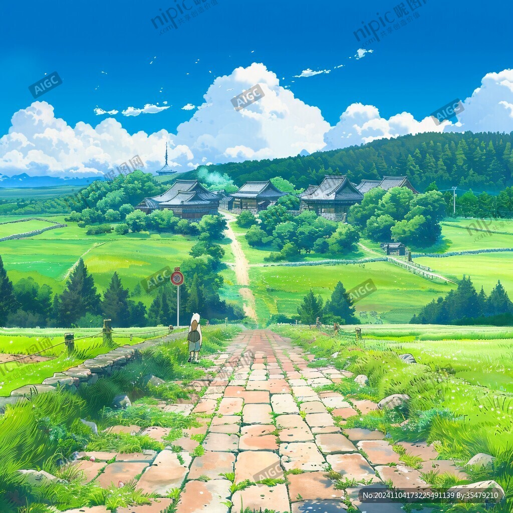 日系風(fēng)景插畫