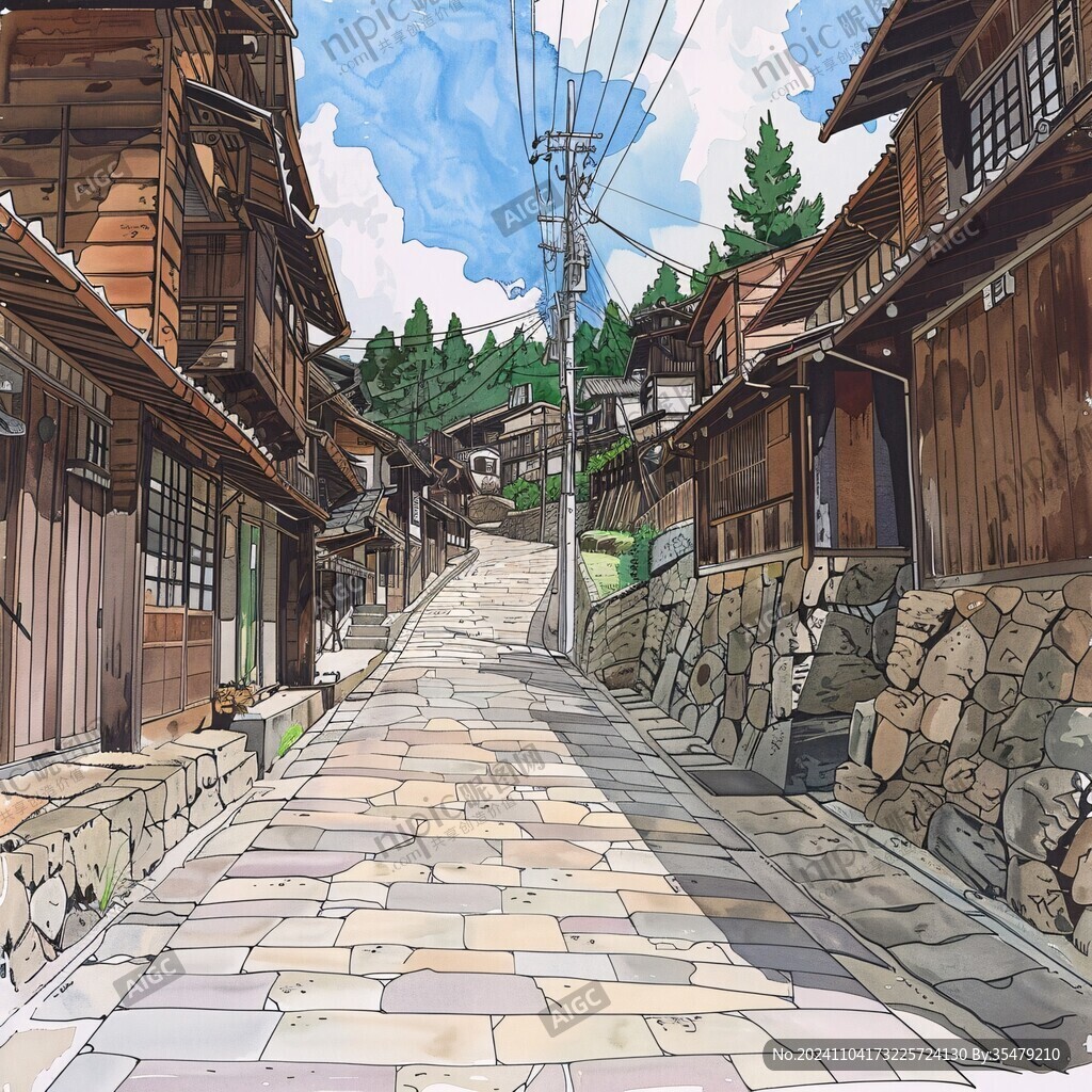 街道竹原竹原景