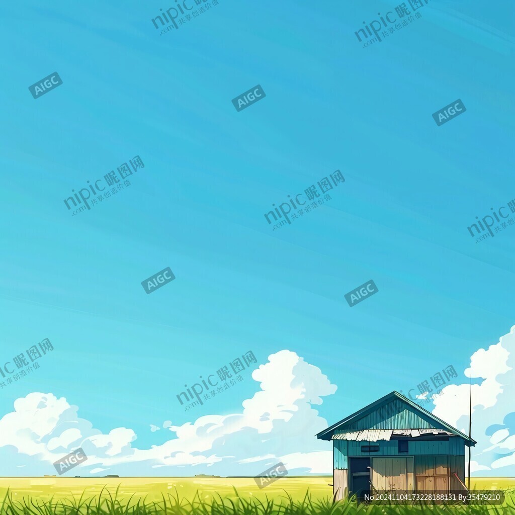 日系風景插畫