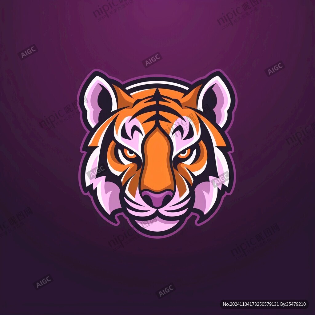 老虎主題logo