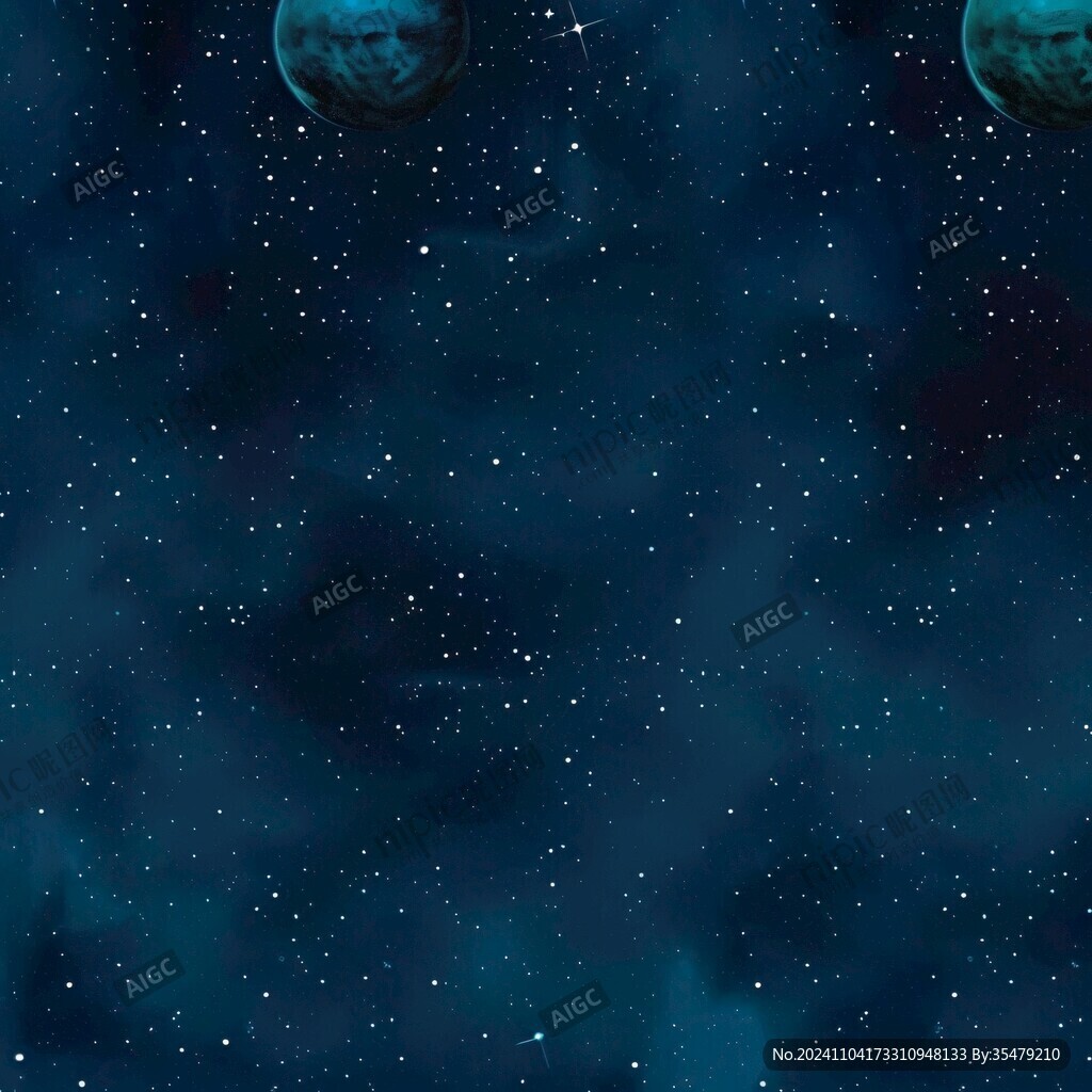 宇宙星空藍色星空