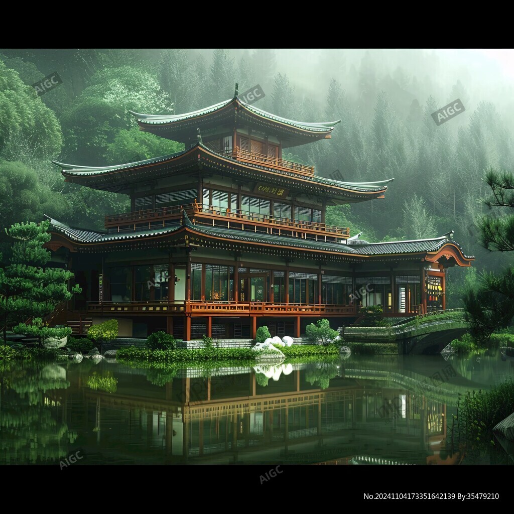 寺院效果圖