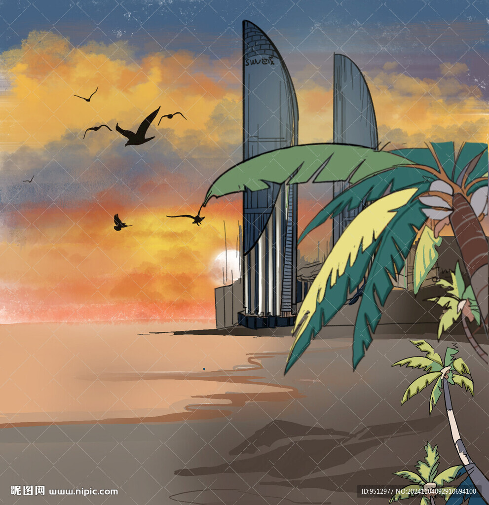 海邊風(fēng)景