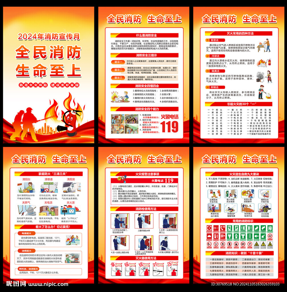 119消防月宣傳知識