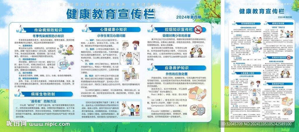2024年健康教育宣傳欄第四期
