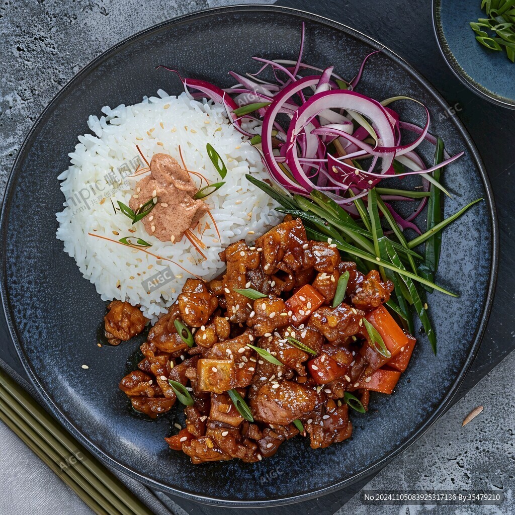 小炒黃牛肉套餐飯