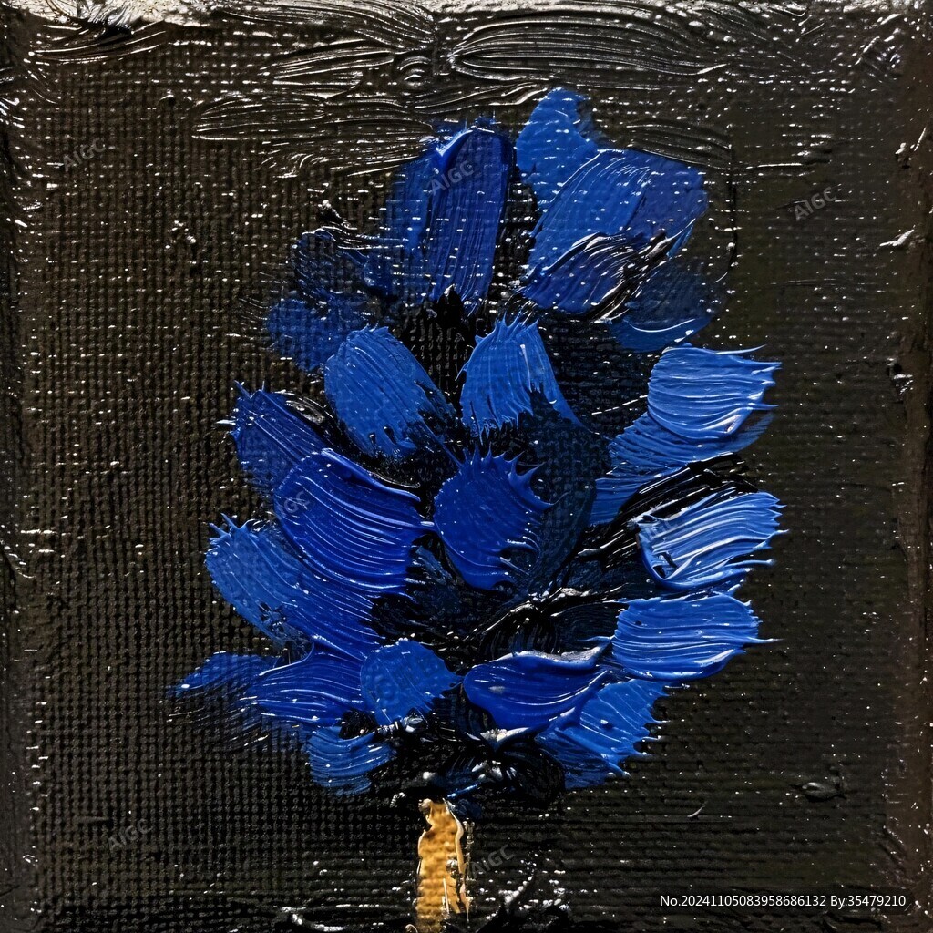 花卉刀畫