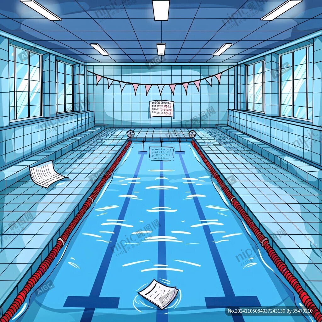 水池插畫