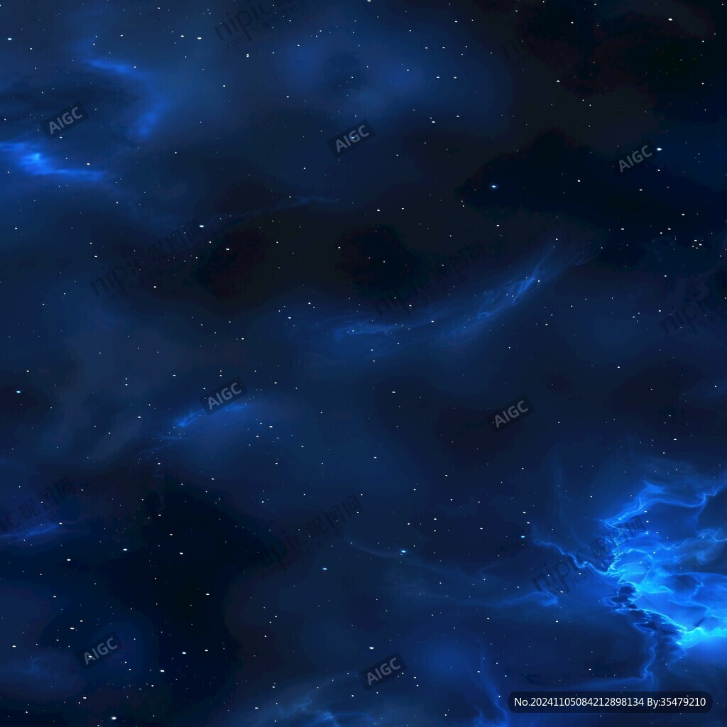 宇宙星空藍(lán)色星空