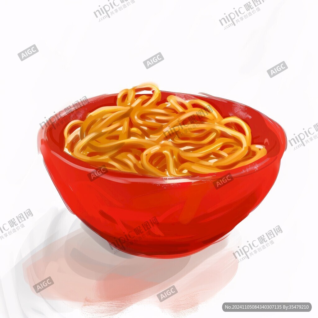 面碗插畫(huà)