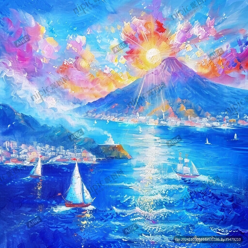 霓虹富士山