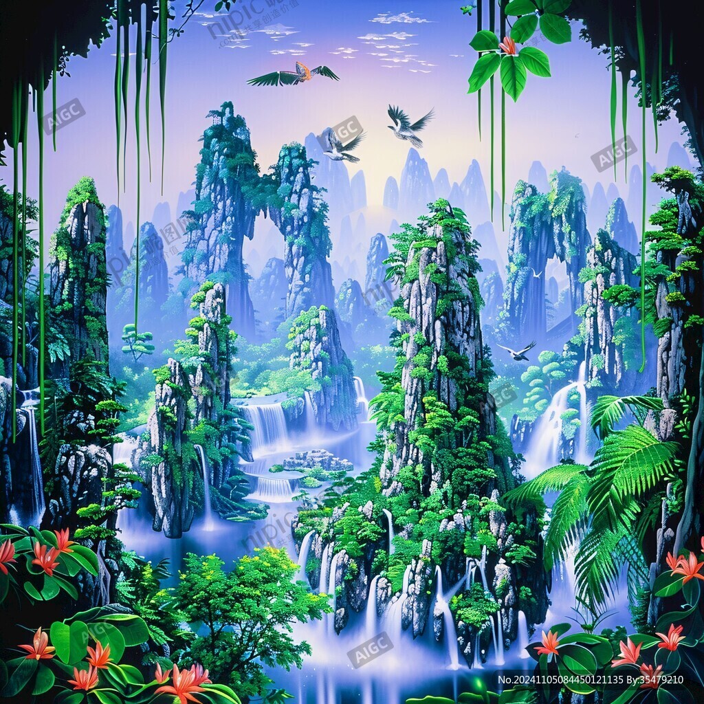 迎客松背景墻