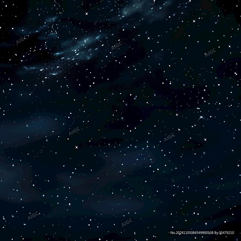 浪漫唯美黑色星空星光