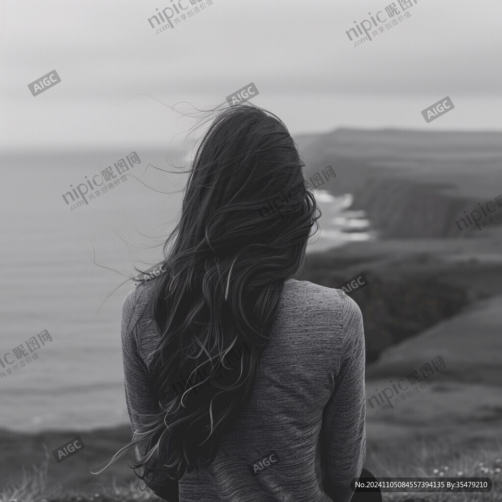 歐美美女背影