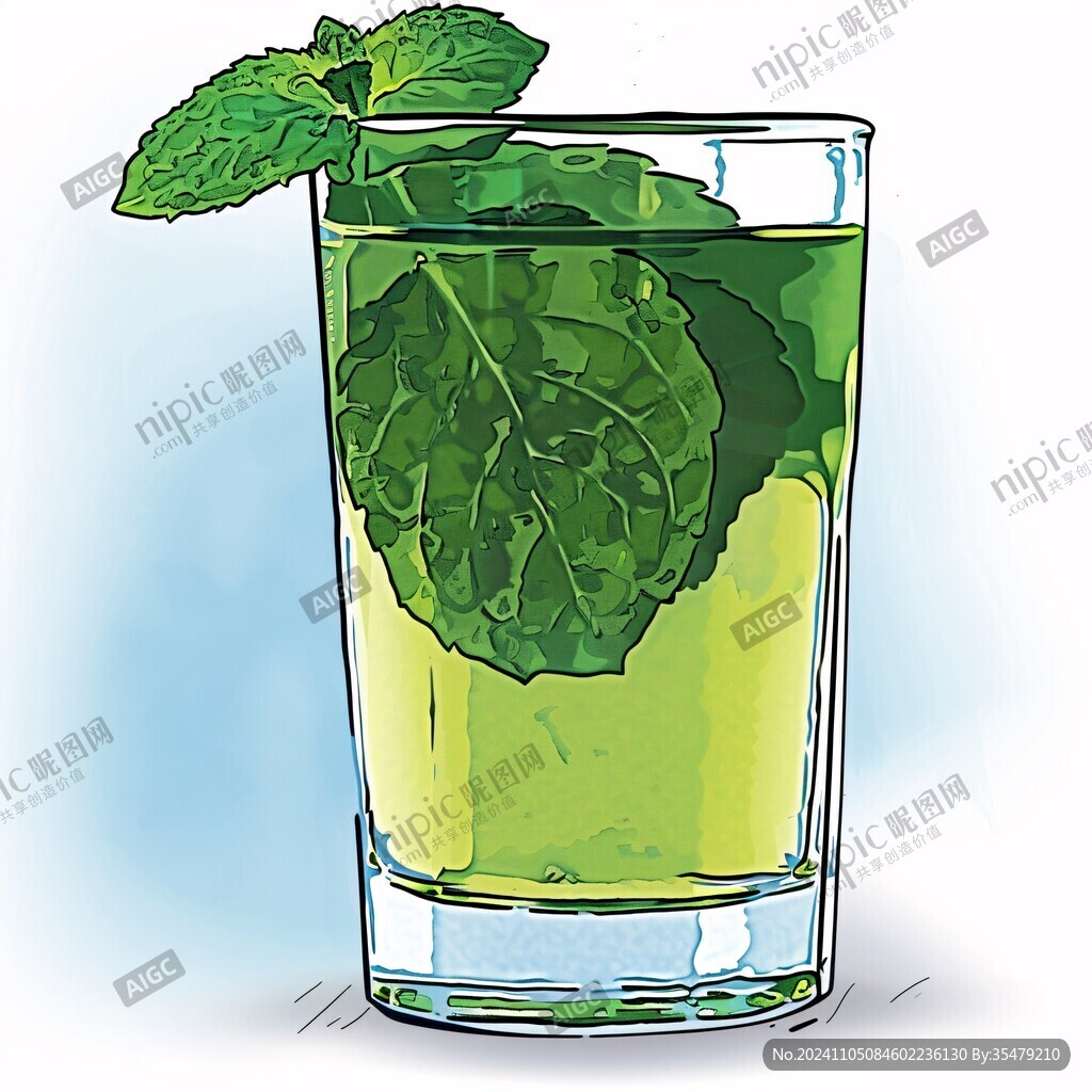 薄荷葉泡水