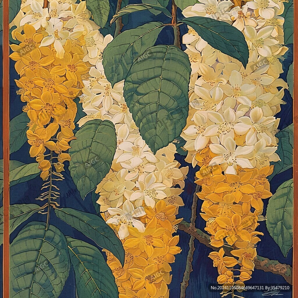刺槐花掛畫