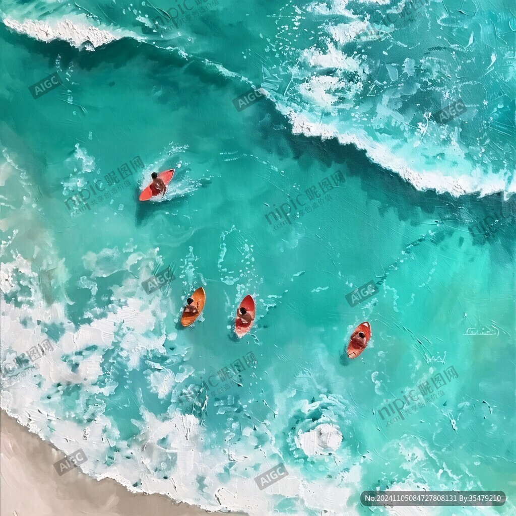 油畫海