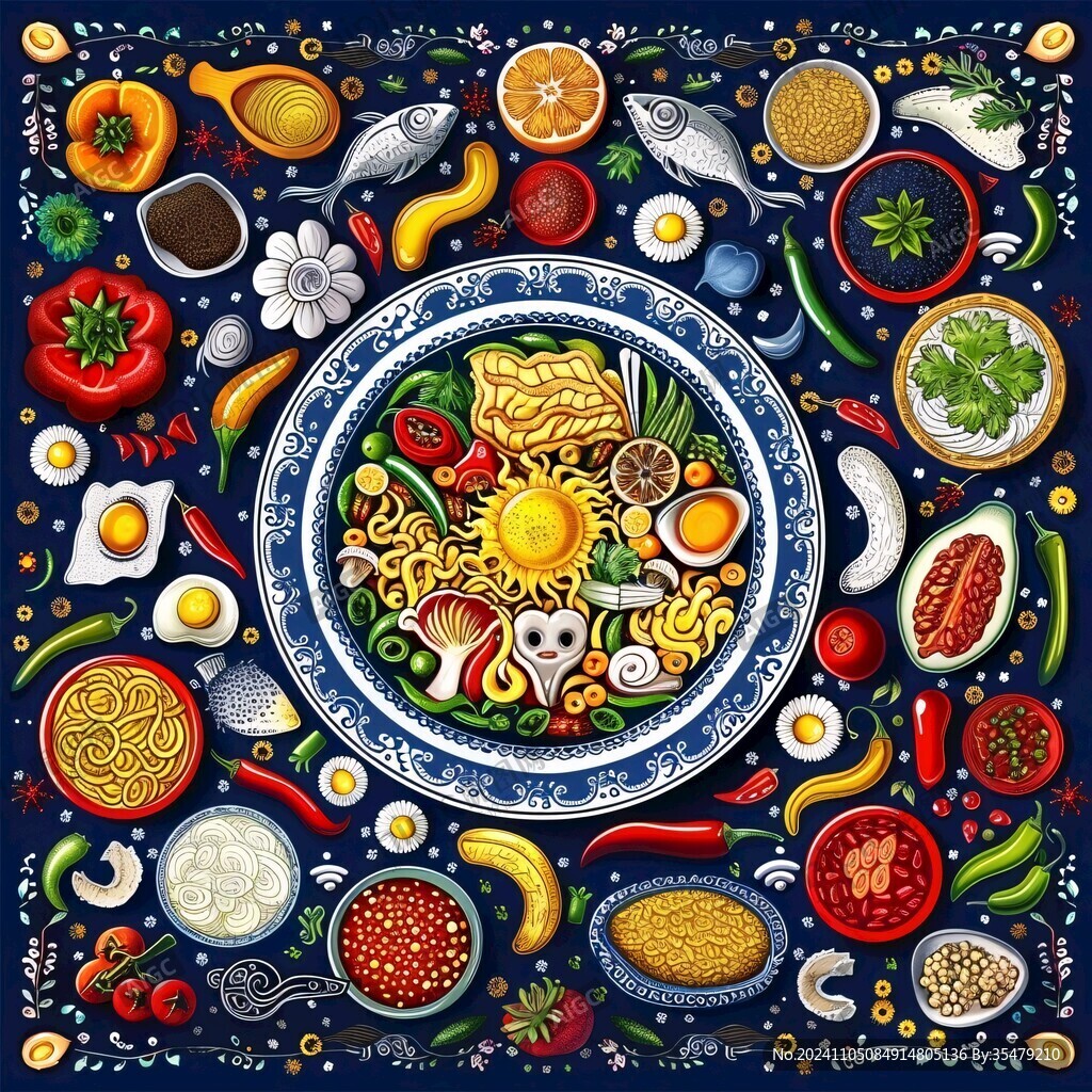 麻食插畫(huà)