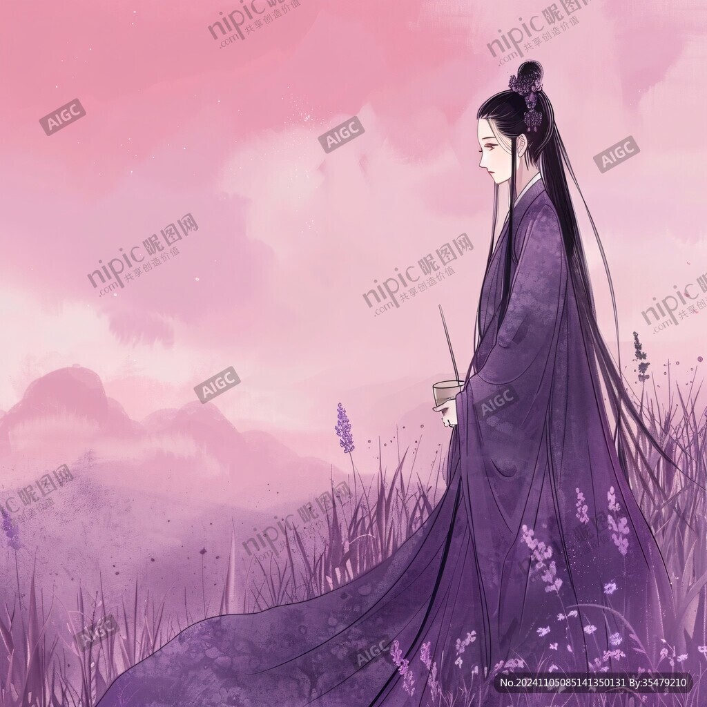 紫署手繪